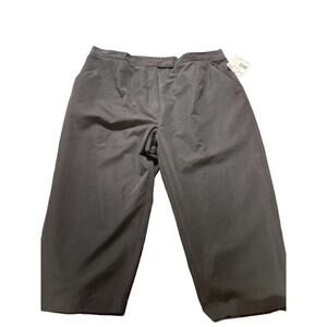 Elizabeth Women Pants Plus 22P Petite Black Crop